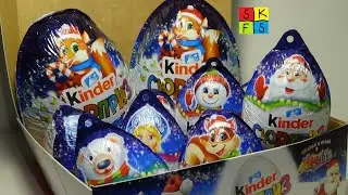 МАКСИ новинка НОВОГОДНИЕ киндеры 2021-2022 MAXI Unboxing Kinder christmas