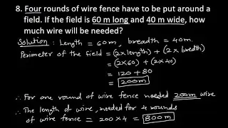 Class 5_Math_Problem Set 49_Word problems on Perimeter explanation in Marathi