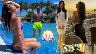 VLOG HOTEL RIU BUENAVISTA TENERIFE 🏝️VIAJE A COSTA ADEJE TENERIFE 🇮🇨 ISLAS CANARIAS// RIU PARTY🔥