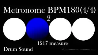 [Metronome]180BPM[drum sound]