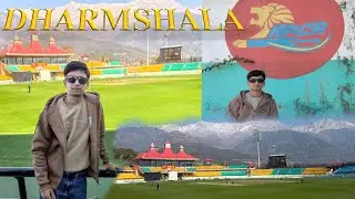 | Trip Part-2 ||Dharmshala me mza hi aa gya ||  cricket stadium || india ka sbse Sundar stadium😍