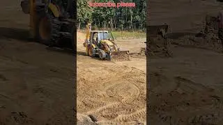 JCB Backhoe Leveling Ground. #jcbvideo #automobile #roadmachine #jcb #heavyequipment #roadplanet