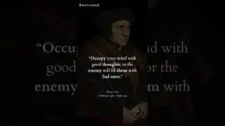 inspirational thomas more quotes that you better know now |#shorts @Motivated369​