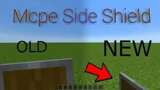 Side shield in Mcpe #mcpe