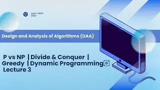 P vs NP, NP-Complete, Algorithm Types & Complexity Explained | DAA Tutorial (Lecture 3)
