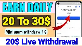 New online earning site 2020 || New BTC Mining site || 20$ live withdrawal proof, Free BTC Miner
