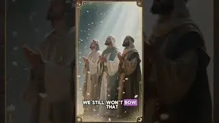 They Refused to Bow | Faith Even If God Didn&rsquo;t Save Them | Daniel 3 #shorts  #god #bible #foryou
