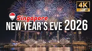 Singapore New Year 2026 Fireworks [4K]