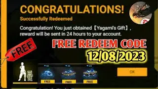 FREE FIRE REDEEM CODE TODAY 12 AUGUST REDEEM CODE FREE FIRE | FF REDEEM CODE TODAY 12 AUGUST