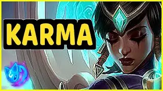 KARMA VS BRAUM SUPPORT GAMEPLAY GRANDMASTER I
