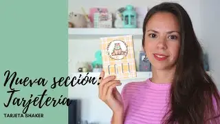 C&oacute;mo hacer una tarjeta shaker de oto&ntilde;o🍂. Tarjeter&iacute;a Scrapbooking f&aacute;cil