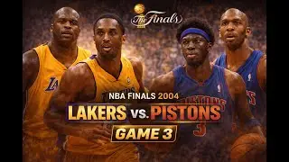 NBA Finals 2004 Los Angeles Lakers vs. Detroit Pistons Game 3 Kobe Bryant full game