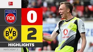 Beier On A Roll! | HEIDENHEIM - BORUSSIA DORTMUND | Highlights | Matchday 3 &ndash; Bundesliga 25/26