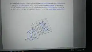 Orthogonal Projection Experiment.