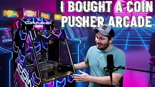 I Bought a Coin Pusher for my Home Arcade! - Arcadro Coin Pusher 365