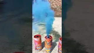 Holi color smoke testing | | Fog color | crackers experiment | blue colour 🌈 #holi #holispecial