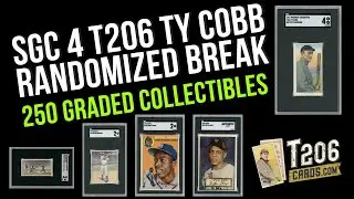All 250 Cards of the SGC 4 T206 Ty Cobb Mega Vintage Set Mixer Randomized Break