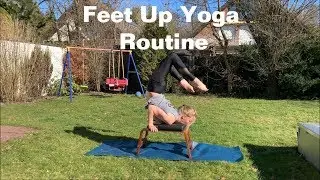 Feet up Yoga Routine