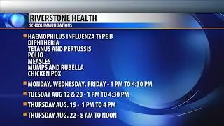RiverStone Health preparing for immunizations
