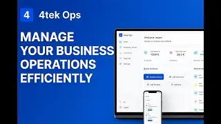 4tekOps &mdash; Simplify Your Business Operations Like Never Before !
