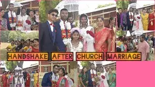 Handshake After church Marriage ll Manoj weds Soven llBondomunda parish ll @ManojDey