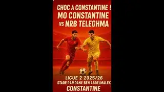 ⚽ Choc &agrave; Constantine ! MO Constantine vs NRB Teleghma &ndash; Ligue 2 2025/26