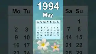 May 1994 Calendar