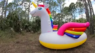 Mega Unicorn Inflatable Island from Intex