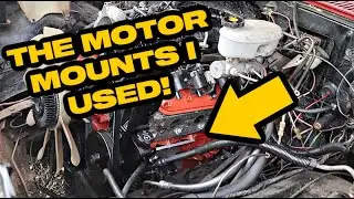 Cheap LS Swap Motor Mounts, What I Used On My LS Swap Square Body Chevy, C10 C30 C20, K10 K20 K30