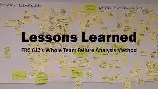 FRC 612 Lessons Learned - 2020