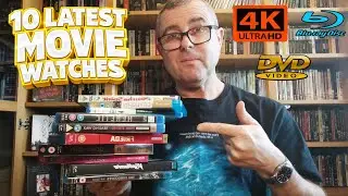 10 latest home movie watches!  💿👈🏻👍🏻