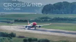 Crosswind Landing RWY14 Zurich Airport 07.05.2025 #A330 #B787 #A340 #B777 #B747 #PC12 #A380 #A350