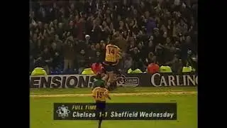 Chelsea 1-1 Sheffield Wednesday - 14 January 1995 (MOTD Highlights)