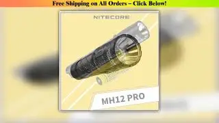 NITECORE MH12 PRO Rechargeable Flashlight 3300Lumens Include 21700 5300mAH Battery Wholesale Best