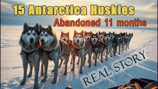 15 Sled dogs abandoned in Antarctica due to snow storm (True Story)