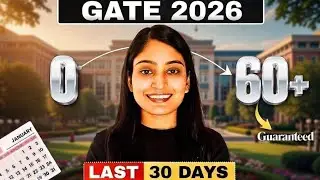 How To Get 60+ Marks In GATE 2026 | GATE 2026 Last 30 Days Strategy | Exampreptool 