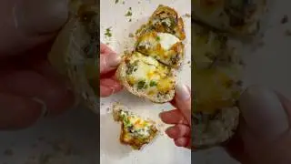 Bread stuffed with spinach cream, + protein, - fat. Recipe in 3&hellip;