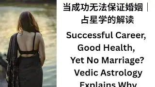 Why a Successful, Beautiful Chinese Woman Remained Unmarried?Vedic Astrology Case Study explains all