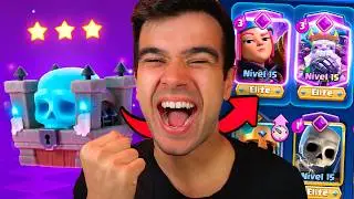 O BA&Uacute; DA TEMPORADA ESCOLHE MEU DECK!! CLASH ROYALE