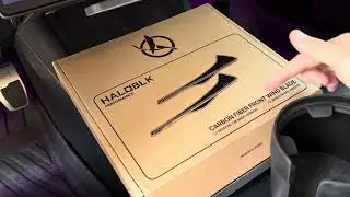 Tesla Model 3 Highland / Y Juniper Carbons Fiber Front Wing Blade firmy HALOBLK!