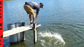 CRAZY WAY to CATCH FISH!! **FISHING FIGURE 8 STYLE**