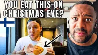 Brit Reacts to TRYING WEIRD FINNISH CHRISTMAS FOOD