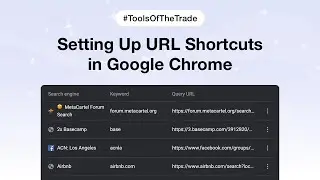 Setting Up URL Shortcuts in Google Chrome #ToolsOfTheTrade