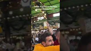 Inside Augustiner Tent at Oktoberfest 🍻 Full Vlog on Channel #oktoberfest #m&uuml;nchen #munichgermany