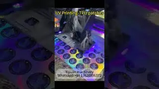 UV TPU logo printing machine, UV printing for TPU patches