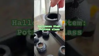 Halloween Stem Potions class #stem #stemeducation #stemforkids #halloween #halloweenfun #homeschool