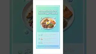 Lean proteins help stabilize blood sugar  #diabetes #healthyfood  #diabetesawareness #shorts  #diet