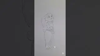 Judy hopps from Zootopia 🐇 #zootopia #art #shorts