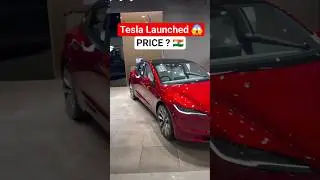 Tesla Launched in India 🇮🇳 #tesla #india #modely #teslaprice #bestcarunder10lakh #bestelectriccars