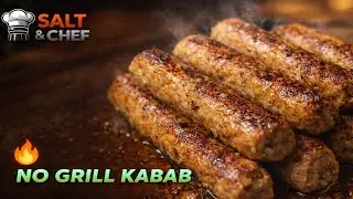 Chicken Seekh Kabab Without Grill 😋 | Soft & Juicy | Restaurant Style #ramazan